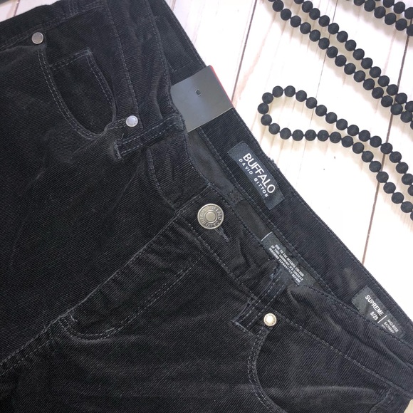 SUPREME Skinny Black Corduroy by BUFFALO DB - Picture 2 of 3